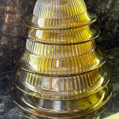 Federal Glass mixing bowls. 