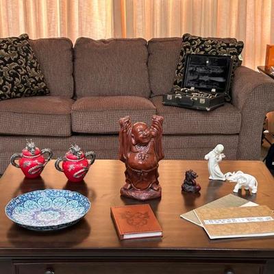 Blue Sky dragon bowls, Lladro and more. 