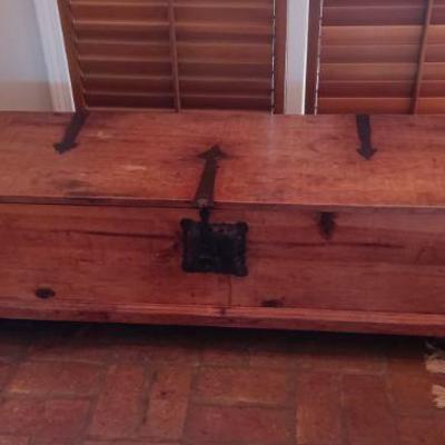 Wood Chest/Blanket Box