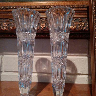 Crystal Bud Vases