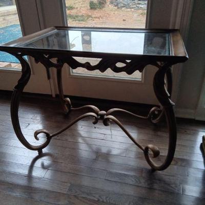 Iron and Glass Table