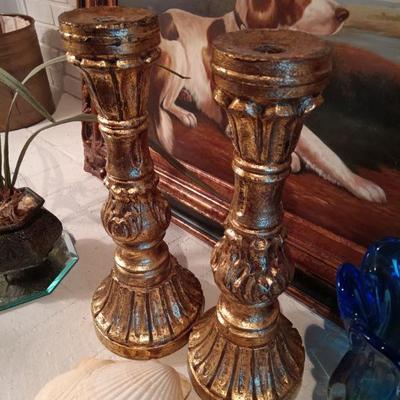 Poly Resin Candle Sticks