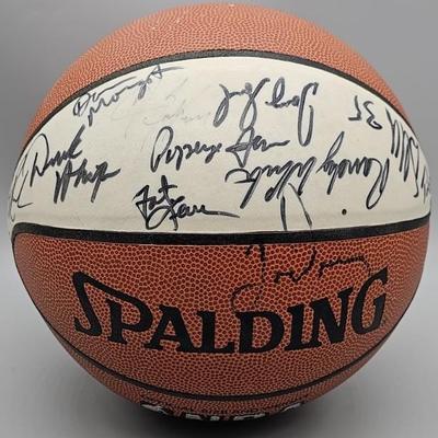 Dallas Mavs 93-94 Autographed Basketball