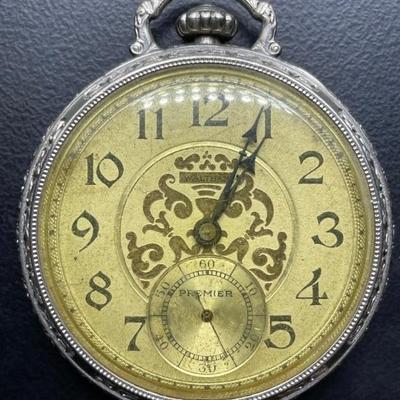 Vintage Waltham Premier Pocket Watch 