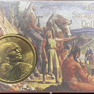 The Sacagawea Dollar 2000P Near Uncirculated