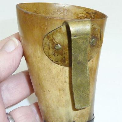 very early bone vessel, cup