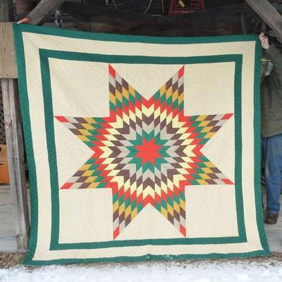 hand sewn quilt, 88