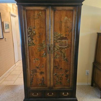 Asian Inspired Armoire