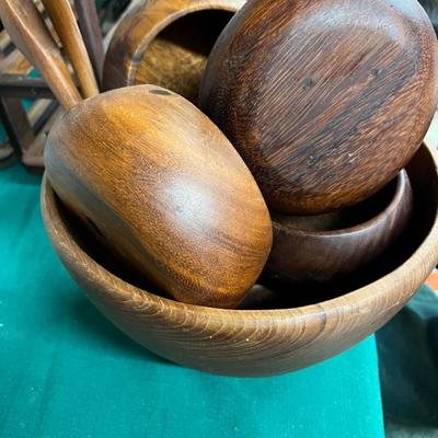 Wood bowls $25