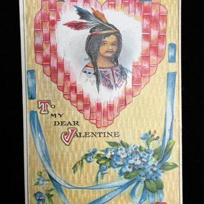 Antique Valentine's Day Postcard "To My Dear Valentine"