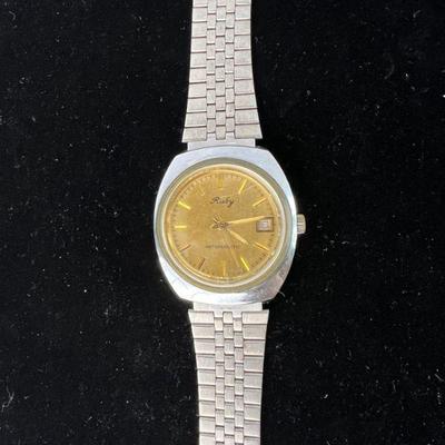 Vintage Ruby Antimagnetic Watch