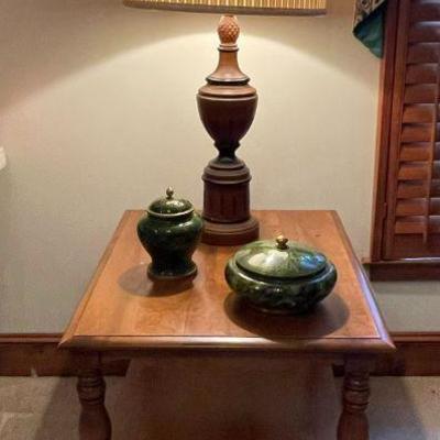 END TABLE, LAMP, BOWL, CANISTER