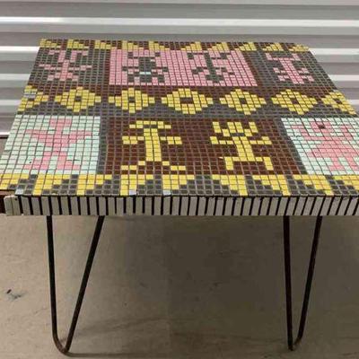 Tiled side table