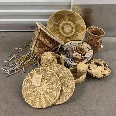 Burden baskets and handwoven baskets