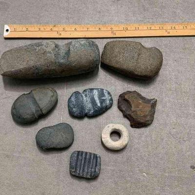Pre-historic tools and artifacts