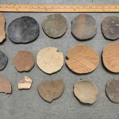 Pre-historic pottery shards