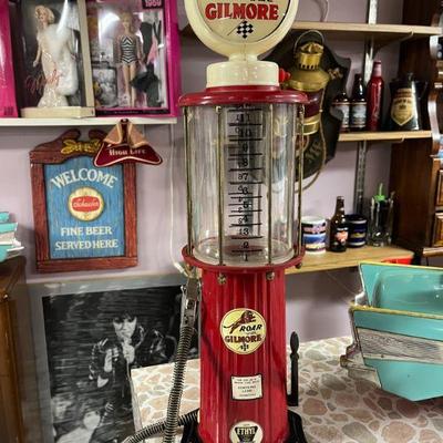 Roar With Gilmore 1920's Style Gas Pump Liquor Dispenser