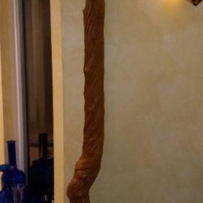 Great 7 ft raw root  curta8n or 9ver door