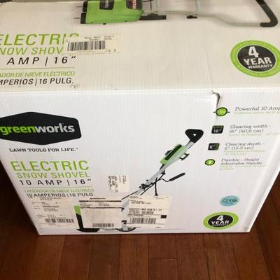 New Greenworks Electric Snowshovel 