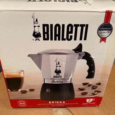 Bialetti Brikka Caffettiera Kaffeemaschine Cafetera 2 cup French Press