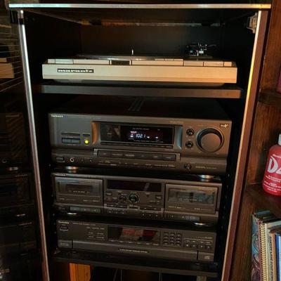 Vintage audio rack system, sold as a set. 100% working! 