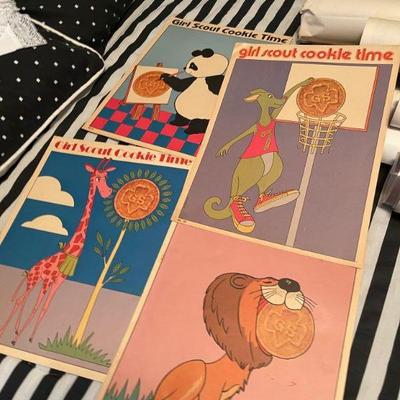Vintage Girl Scout posters