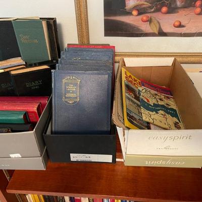 1900-1940 vintage diaries. 