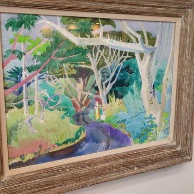 Millard Sheets original water color