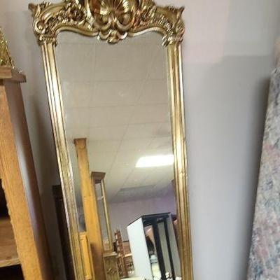 Large wall mirror
