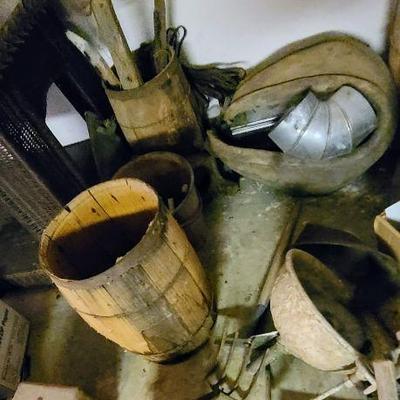 Wooden Barrels plus more
