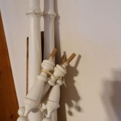 Top of posts for White Bed