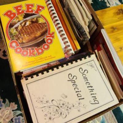 Lots of COOKBOOKS