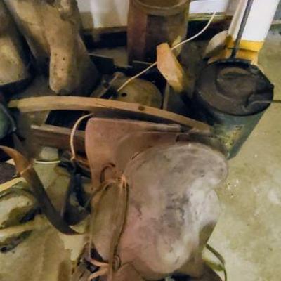 Vintage Leather Saddle