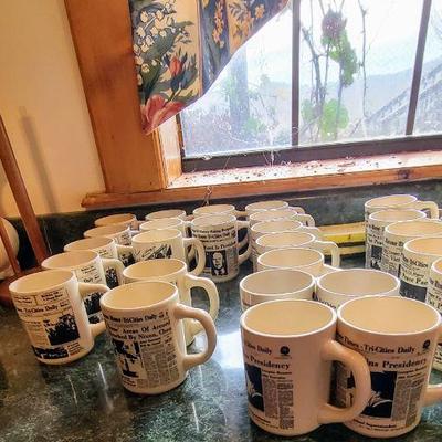 TIMES DAILY Mugs with HEADLINES on them