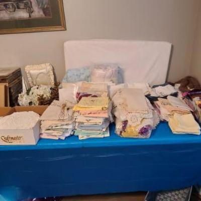 Table Full of Cloth Things