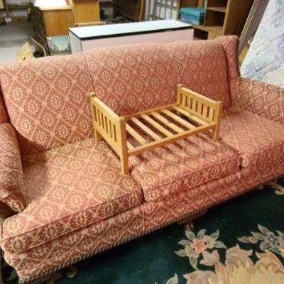 Antique Sofa and Baby Doll Bed