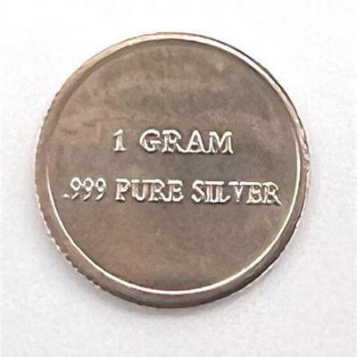 Lot 048   
1 Gram .999 Fine Silver