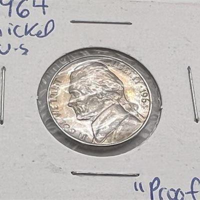 Lot 018  
1964 Proof Nickel