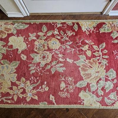 Oriental Style Wool Area Rug from Pottery Barn