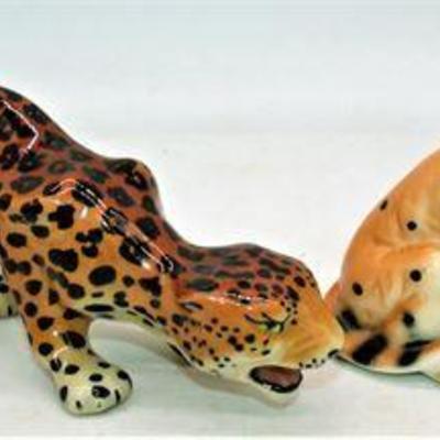 Lot 044   2 Bid(s)
Ceramic Art Studio Leopards porcelain