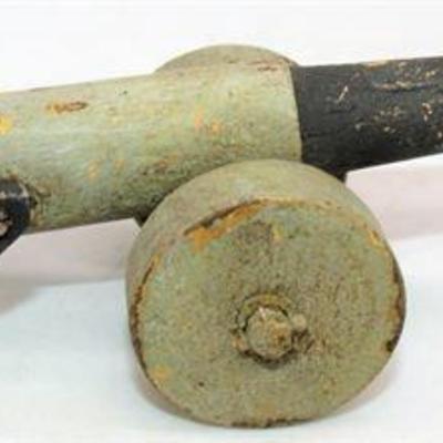 Lot 022   1 Bid(s)
Wood Cannon figure