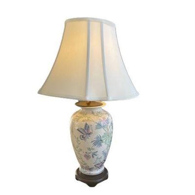 Lot 012   5 Bid(s)
Vintage Ceramic Hand Painted Occasional Table Lamp