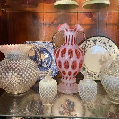 Fenton opalescent glass