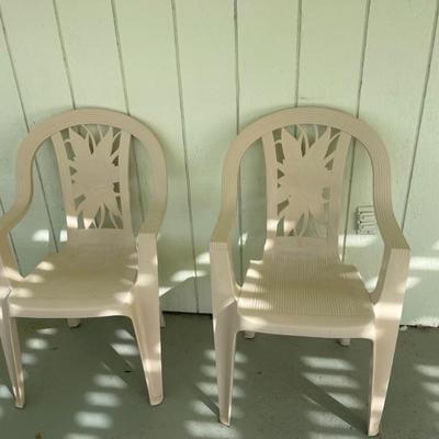 Plastic chairs 