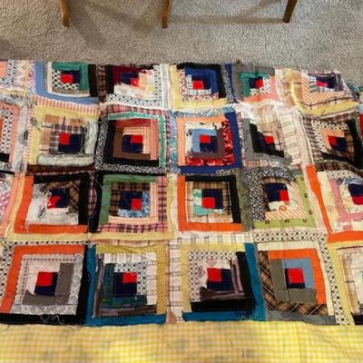 Unfinished quilt