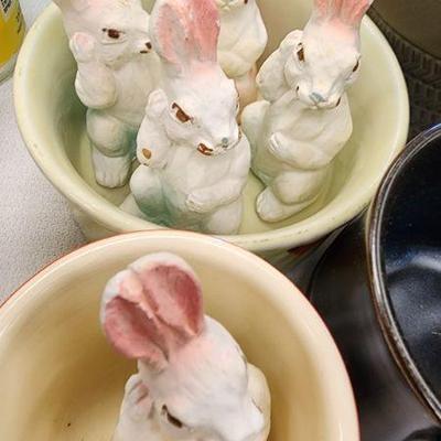 chalkware rabbits