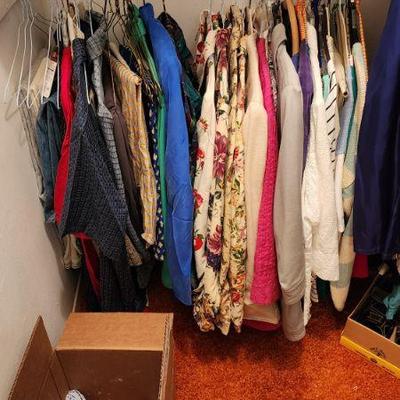 so much more clothing, a lot of it is new old stock with tags