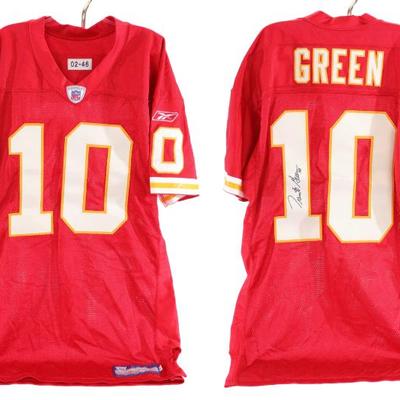 Trent Green autographed game-used jersey