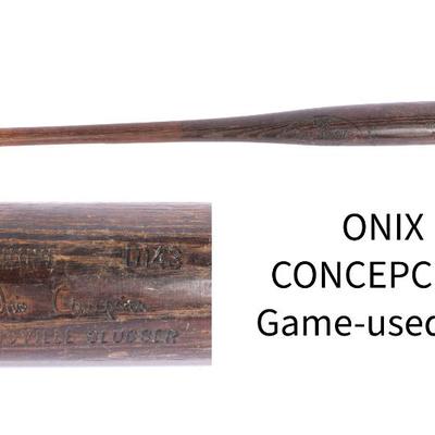 Onix Concepcion game-used bat
