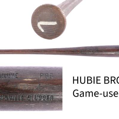 Hubie Brooks game-used baseball bat